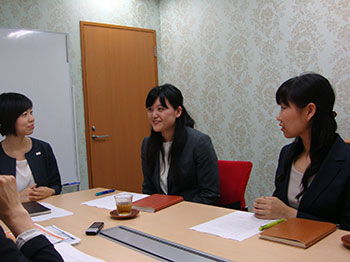 女性係長座談会の様子